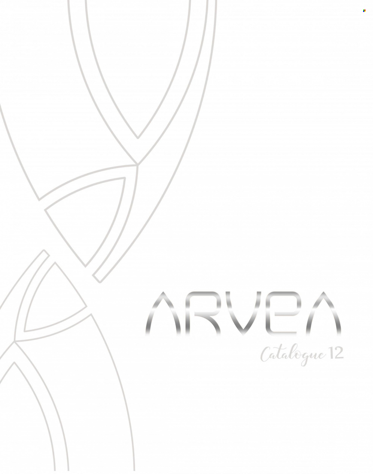 Catalogue ARVEA. Page 1.