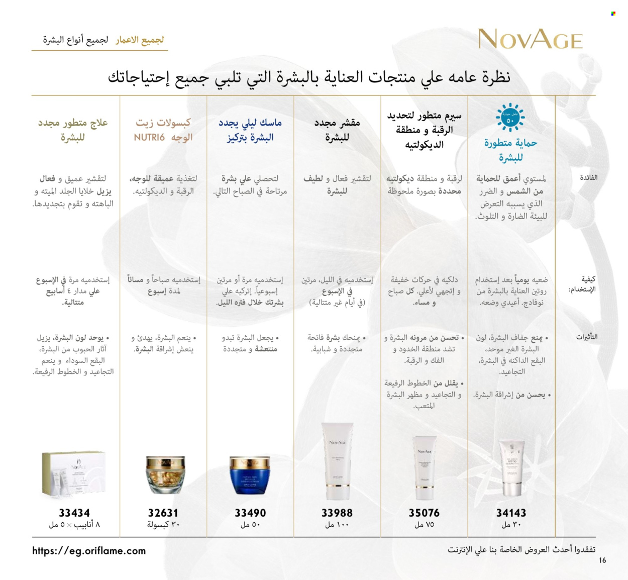 Catalogue Oriflame. Page 1