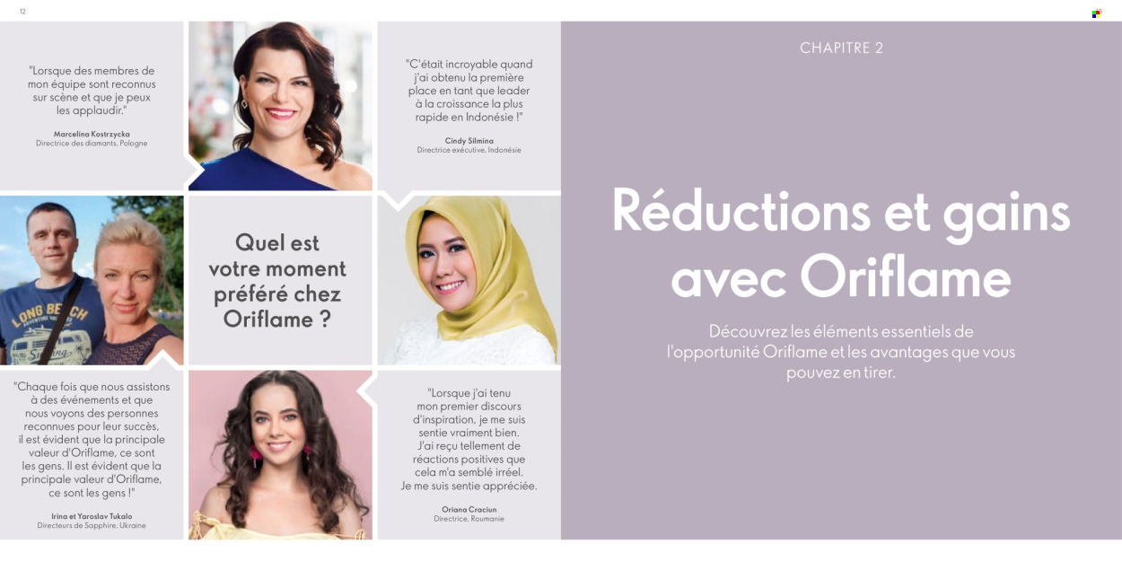 Catalogue Oriflame. Page 1