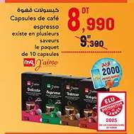 Capsules de café espresso