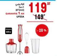 Mixeur 3 en 1 UFESA BP3443