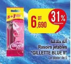 Rasoirs jetables 'GILLETTE BLUE II'