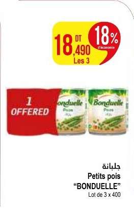 Petits pois BONDUELLE