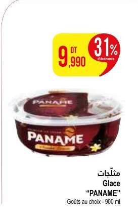 Glace "PANAME"