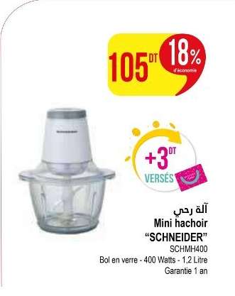 Mini hachoir SCHNEIDER SCHMH400