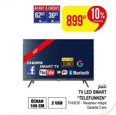 TV LED SMART "TELEFUNKEN"