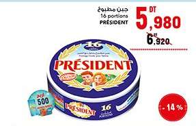 16 portions PRÉSIDENT