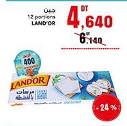 LAND'OR 12 portions